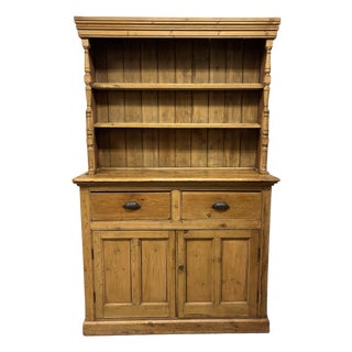 19th Century English Pine Dresser For Sale