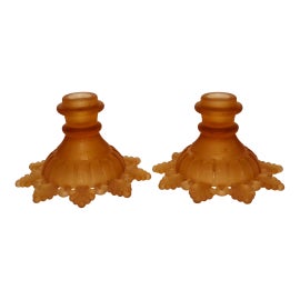 Example of Westmoreland Glass Candlestick Holders and Votive Holders