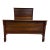 Antique Full Size Late 19th Century Victorian Eastlake Walnut Bed For Sale