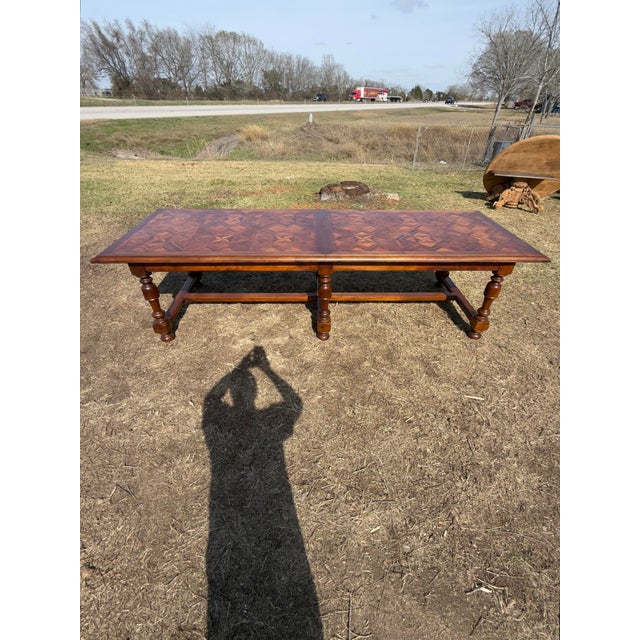 Long 18th Century French Walnut Farm Table or Monastery Dining Table For Sale - Image 4 of 18