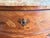 Wood Louis XV Bombé Commode in Marquetry with Marble Top, 1950s For Sale - Image 7 of 17
