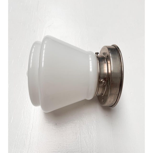Opal Glass Gispen Ceiling Lamp by Giso, 1960s For Sale - Image 9 of 12