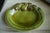 Vintage Los Angeles Potteries Serving Bowl With 3D Pears Olive Green Crazing For Sale - Image 9 of 9