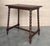 19th Spanish Walnut Side Table with Turned Legs and Iron Stretcher For Sale - Image 18 of 18