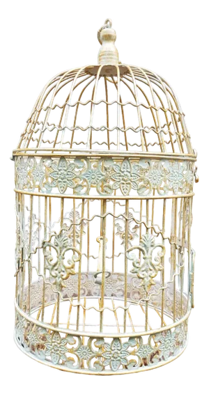 Large French Metal Bird Cage