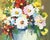 Still Life Composition, Oil Painting on Platex For Sale - Image 7 of 8