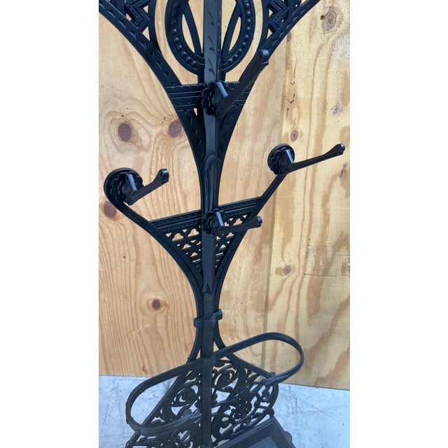 Christopher Dresser for Coalbrookdale, Cast Iron Aesthetic Movement Hall Stand, English Registration Number 214965, Date...