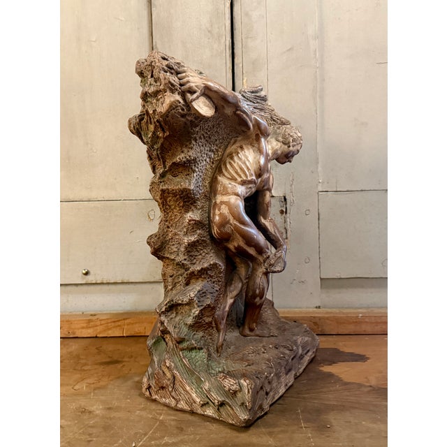 A miniature imitation of the famous Greek Discobolus sculpture, which was originally created in the mid-400s BC. A few...