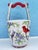 Enhance your home decor with this striking late 20th-century Chinese export ceramic water-well bucket vase. Expertly...