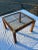Lucite Glass Panel End Table in Faux Tortoiseshell For Sale - Image 12 of 12