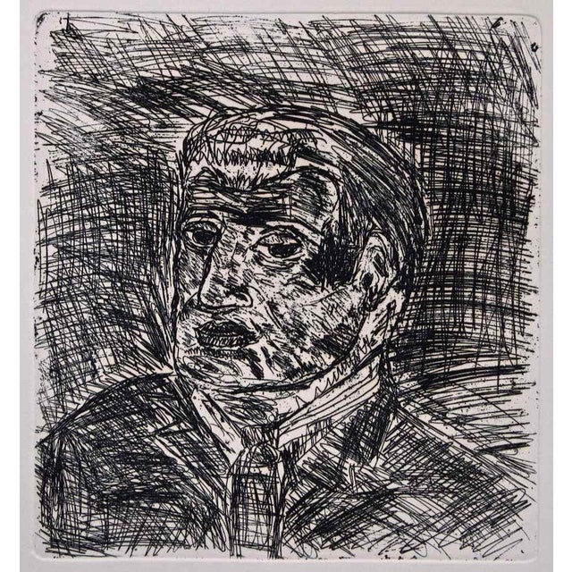 Etching and drypoint on paper. Not signed nor numbered. Very good condition. This piece is attributed to the mentioned...