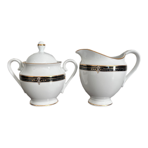 Mid 20th Century Wedgewood Embassy Collection Sugar & Creamer Whitefield Fine China