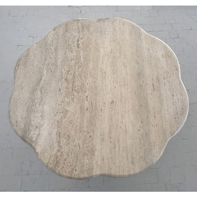 Hand-Crafted Travertine Coffee Table, Italy, 1970s For Sale - Image 18 of 18