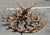 Wood 1940s Folky Wooden Elk Horn Chandelier For Sale - Image 7 of 7