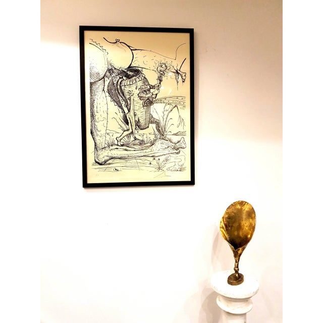 Hand-signed lithograph by salvador dali this edition is on japan paper title: pantagruel's dreams signed in pencil by...