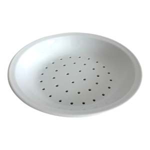 Early 20th Century French Faisselle Strainer Berry Bowl