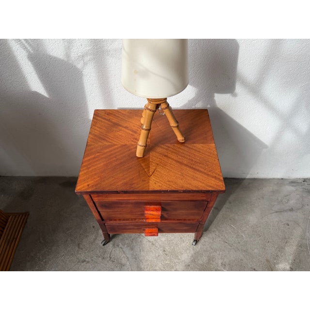 Small Vintage Bedside Table, 1960s For Sale - Image 12 of 18