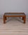 Mid-Century Modern Vintage Wood and Smoked Glass Coffee Table, 1970s For Sale - Image 3 of 7