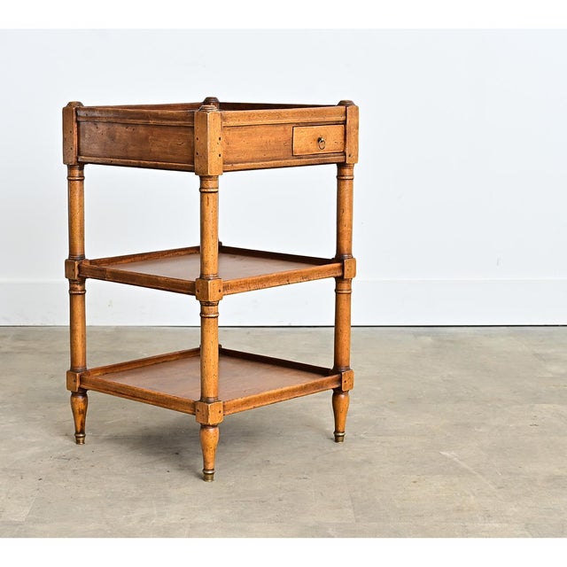 Wood French 19th Century Fruitwood Rafraichissoir Table For Sale - Image 7 of 10