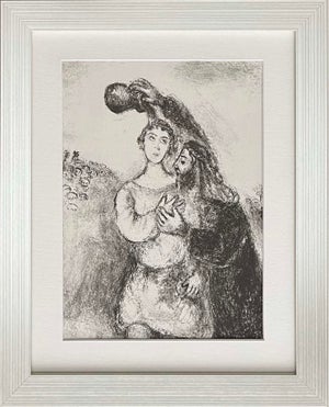 Marc Chagall Framed Heliogravure 60 From Bible 1956