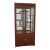 Vintage Chinese Teak Curio China Display Cabinet For Sale