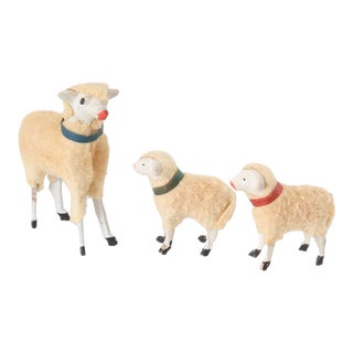 German Matchstick Leg Sheep, S/3 For Sale