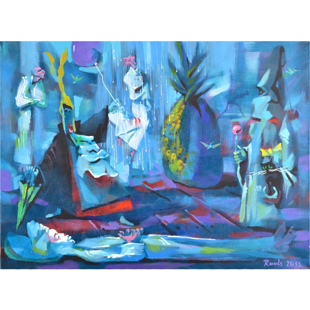 Rauls Zitmanis, Dream of the Little Prince, 2011, Acrylic Painting on Canvas For Sale - Image 10 of 10