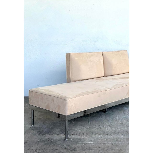 Vintage Chrome and Fabric Daybed For Sale - Image 10 of 12