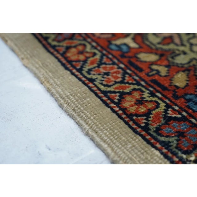 Antique Persian Rug 4'7'' x 6'10'' For Sale - Image 4 of 8
