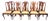 Walnut Harlequin Dining Chairs, 1715, Set of 10 For Sale