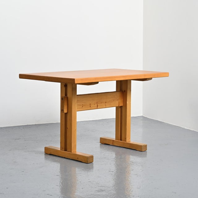 Pine Dining Table for Les Arcs, France, 1970s For Sale - Image 11 of 13