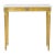 1920s Louis XVI Style White Marble Top Gilded Console For Sale