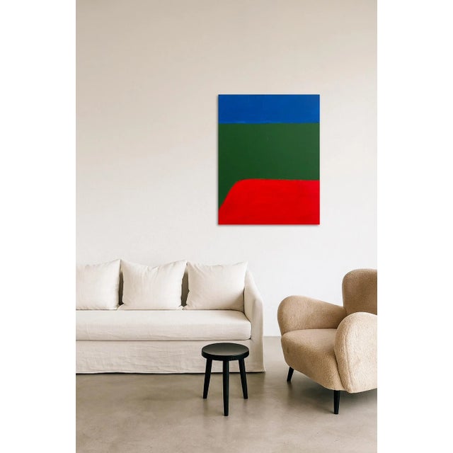 Bodasca, Color Block Abstract, 2025, Acrylic on Canvas For Sale - Image 3 of 10
