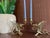 Antique Gilded Bronze Phoenix Dragon Candlestick Holders- a Pair For Sale - Image 4 of 7