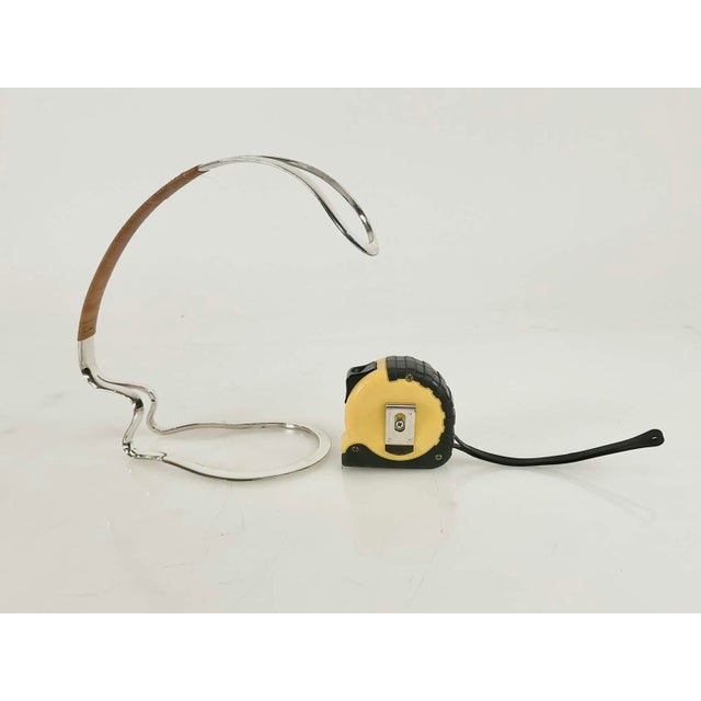 1960s Eisenberg Lozano Sculptural Silver Plated Wine Bottle Holder For Sale - Image 10 of 11