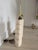 Mid 20th Century Pair of Mid Century Modern Style Lamps With New Brown Linen Shades For Sale - Image 4 of 7