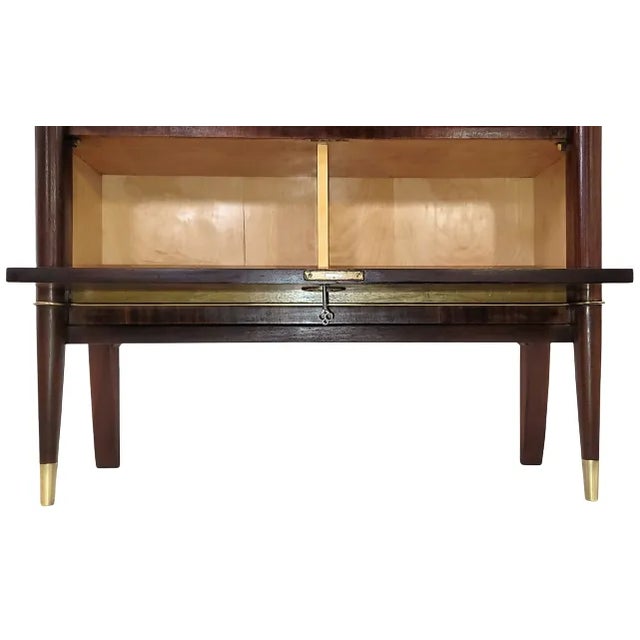 Art Deco 1920s De Coene Freres Belgian Art Deco Display Case, Cocktail Bar, Vitrine , Curio Cabinet "Voltaire" For Sale - Image 3 of 9