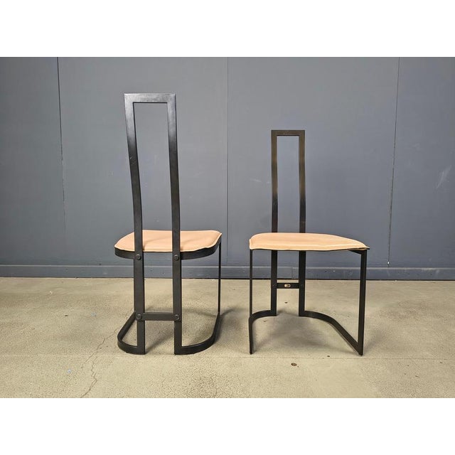 Postmodern Postmodern Dining Chairs by Gastone Rinaldi for Thema, Italy, 1980s, Set of 6 For Sale - Image 3 of 16