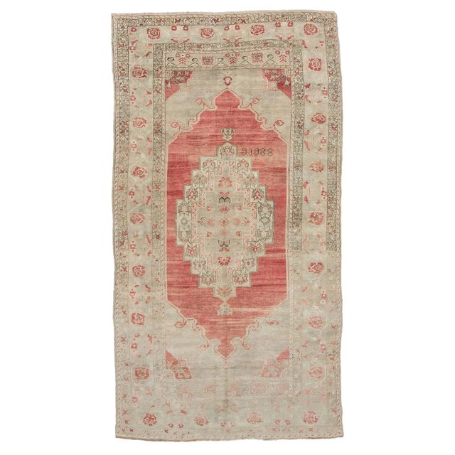 Textile Vintage Turkish Konya Wool Rug- 5′6″ × 10′7″ For Sale - Image 7 of 7