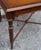 Late 20th Century Maitland-Smith Banded Mahogany Barley Twist Legs Side Table For Sale - Image 10 of 15
