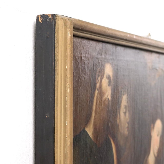 Lombard School Artist, Madonna and Child with Saints, 17th Century, Oil on Canvas, Framed For Sale - Image 12 of 15