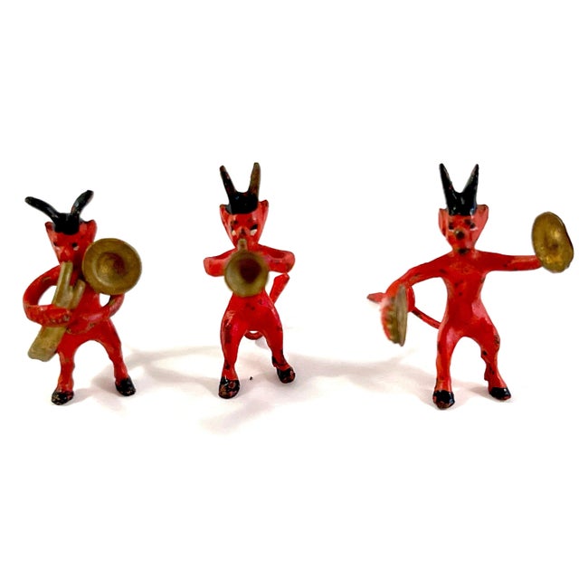 Vienna Cold Painted Bronze Ten Piece Devil Band, After Franz Bergman - Set of 10 For Sale - Image 4 of 12