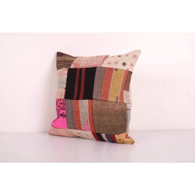 Mid-Century Modern Turkish Wool Cushion Cover For Sale - Image 3 of 4