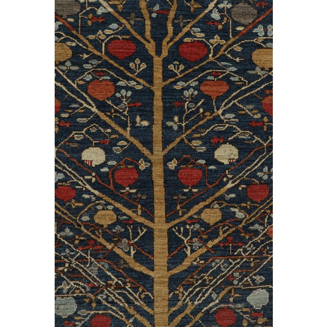 2010s Rug & Kilim’s Antique Persian Style Rug in Red, Blue & Gold Pictorials For Sale In New York - Image 6 of 7
