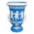 Vintage MCM Wedgewood Blue Two-Handled Urn Vase For Sale