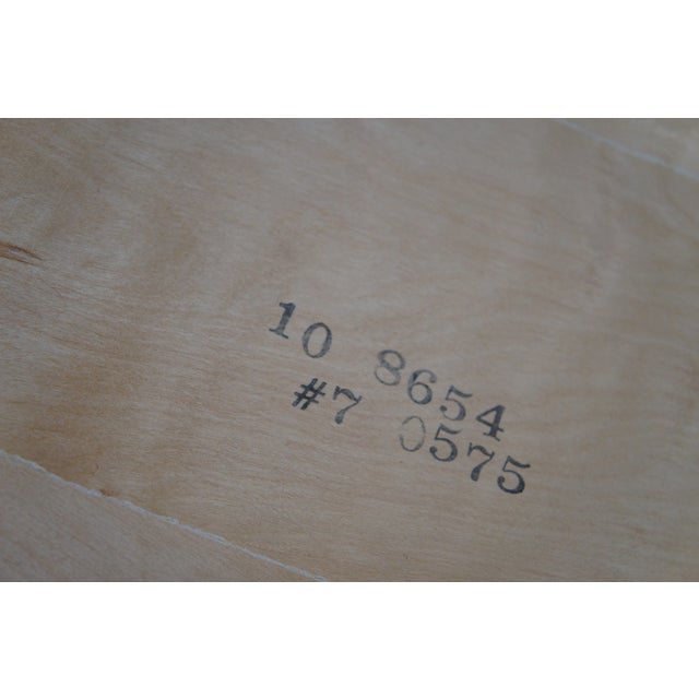 Late 20th Century Ethan Allen Heirloom Colonial Early American Nutmeg Maple 2 Tier Table 10-8654 For Sale - Image 12 of 12