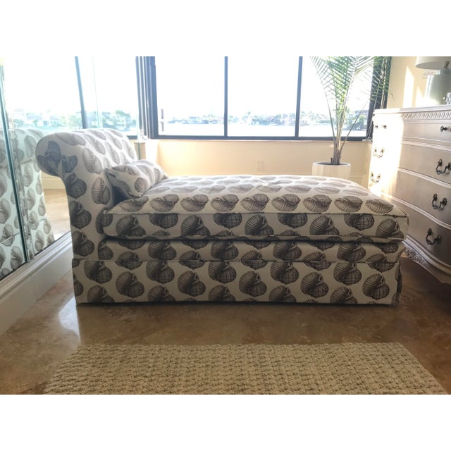 Timeless and gorgeous, top of the line, Made in America furniture, and barely seat on chaise lounge chair, freshly...
