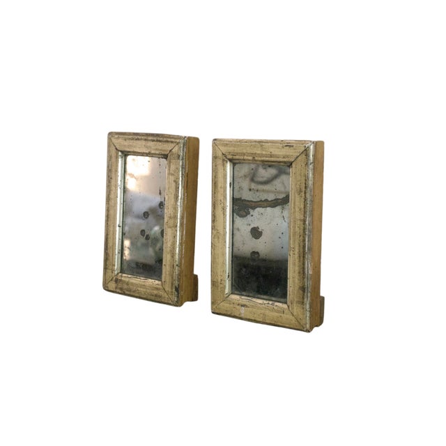 French Provincial 18th Ct French Tabletop Traveling Mirrors For Sale - Image 3 of 3