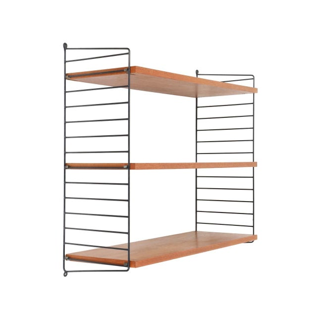 Vintage Teak String Shelf by Kajsa & Nisse Strinning, 1960s For Sale - Image 12 of 12