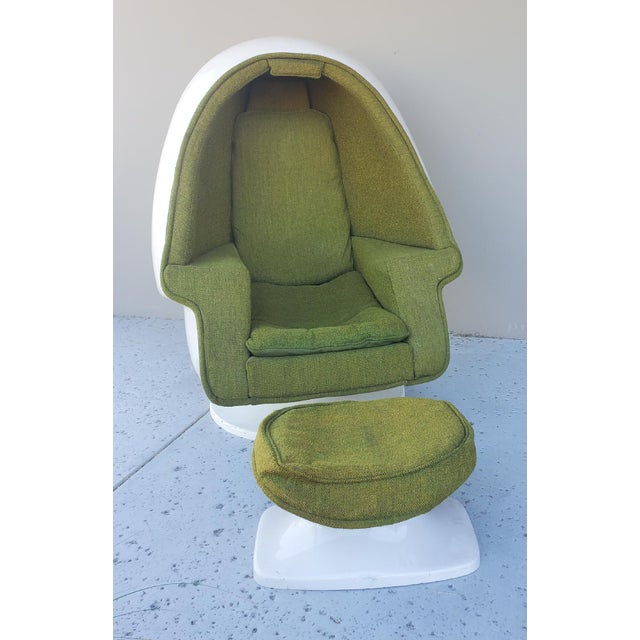 1960s Original 1960s Lee West "Lee Music Chamber" Stereo Chair With Built-in Speakers For Sale - Image 5 of 16